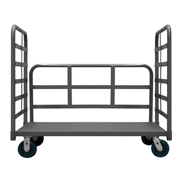 Steel 12 ga 3 Sided Platform Truck